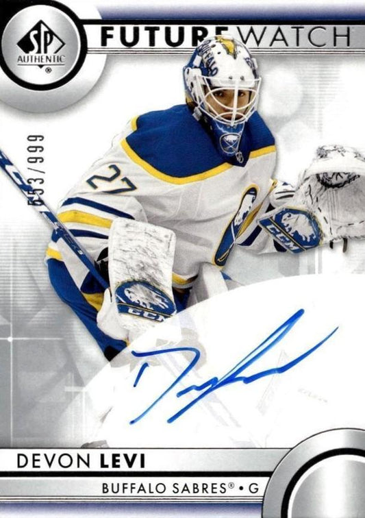 Devon Levi #103 Buffalo Sabres | 2023-24 SP Authentic | NHL Trading Card