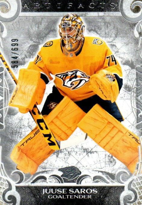 Juuse Saros #103 Nashville Predators | 2024-25 Upper Deck Artifacts | NHL Trading Card