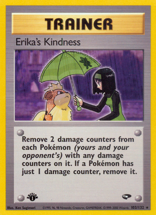 Erika's Kindness 103/132 Rare | Gym Challenge | Pokemon Card
