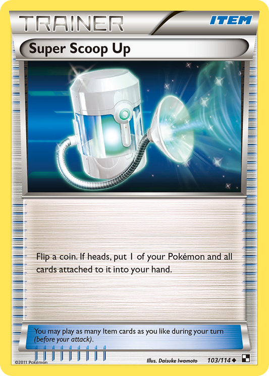 Super Scoop Up 103/114 Uncommon | Black & White | Pokemon Card