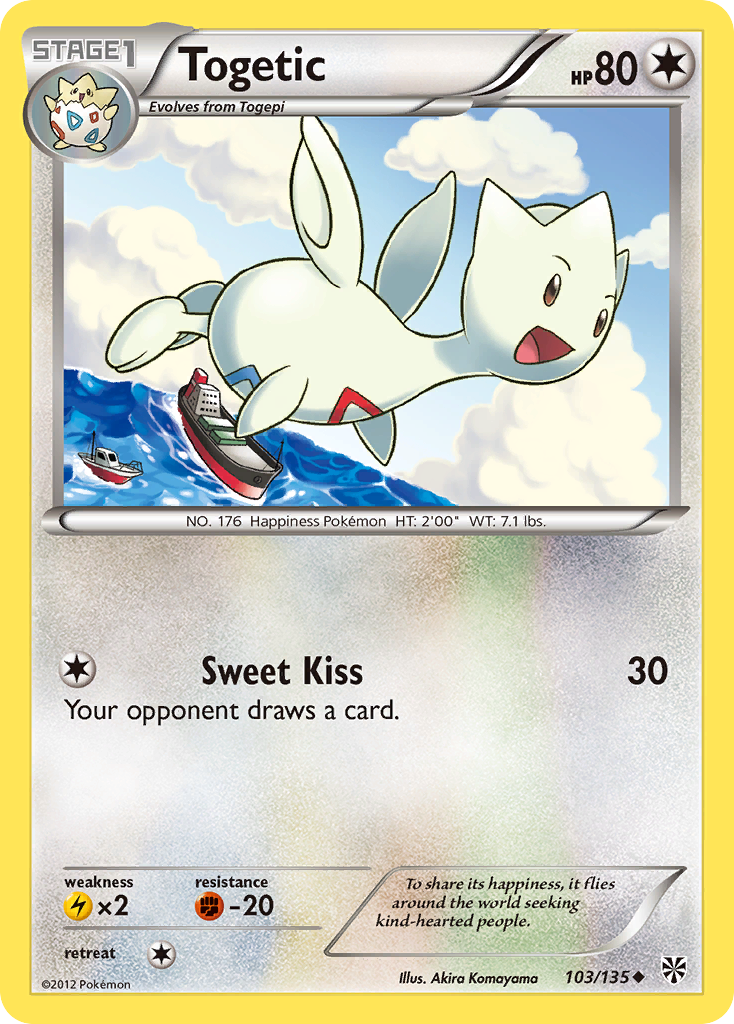 Togetic 103/135 Uncommon | Plasma Storm | Pokemon Card
