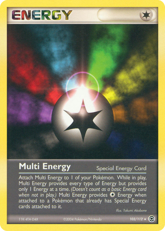 Multi Energy 103/112 Rare | FireRed & LeafGreen | Pokemon Card