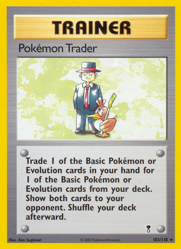 Pokémon Trader 103/110 Rare | Legendary Collection | Pokemon Card