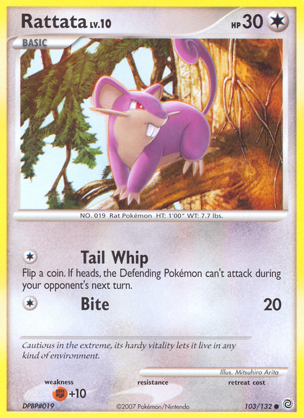 Rattata 103/132 Common | Secret Wonders | Pokemon Card