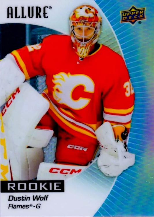 Dustin Wolf #104 Calgary Flames | 2023-24 Upper Deck Allure | NHL Trading Card