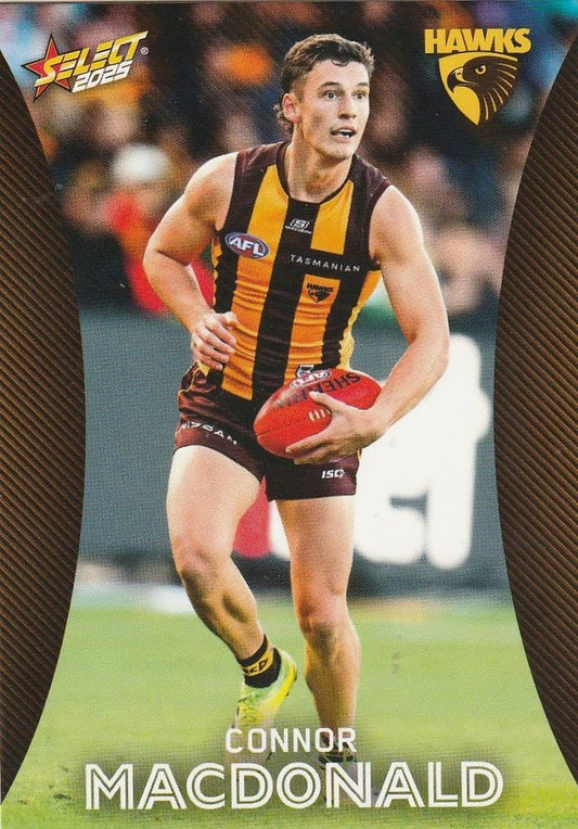 Connor Macdonald #104 Hawthorn Hawks | 2025 Select AFL Footy Stars | Trading Card