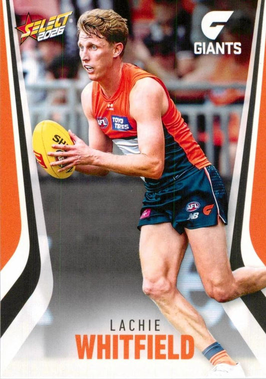 Lachie Whitfield #104 Greater Western Sydney Giants | 2026 Select AFL Footy Stars | Trading Card