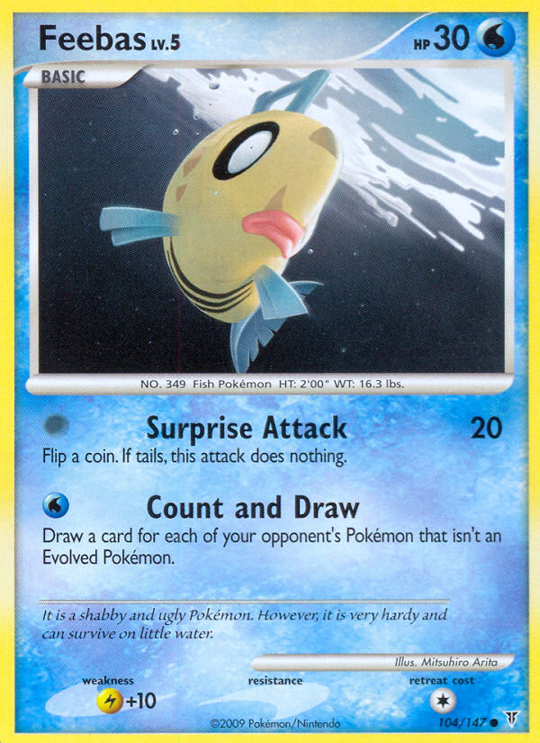 Feebas 104/147 Common | Supreme Victors | Pokemon Card