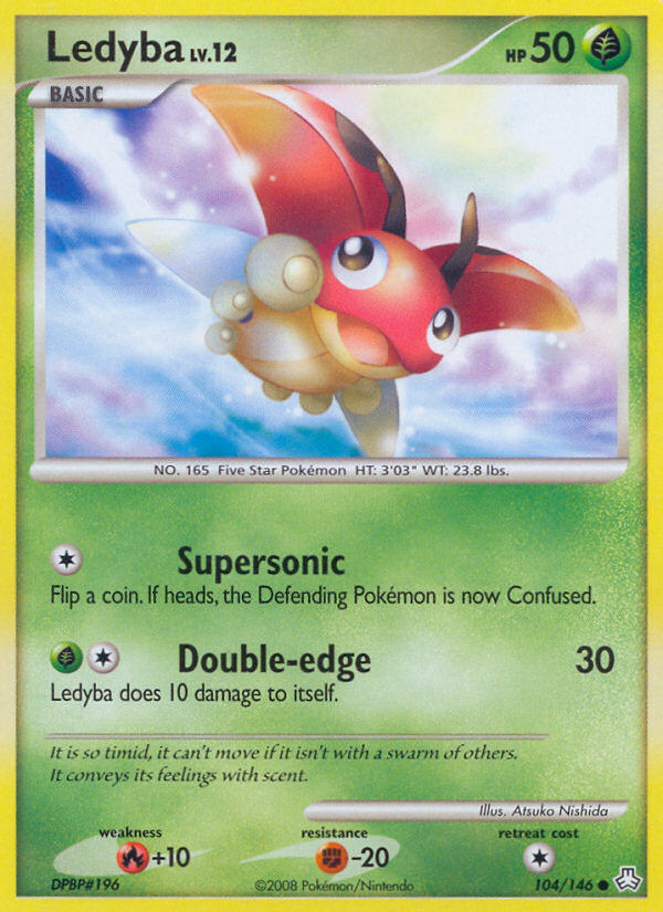 Ledyba 104/146 Common | Legends Awakened | Pokemon Card