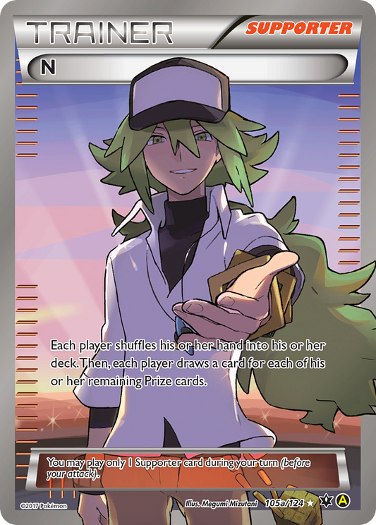 N 105a/124 Rare Ultra | Fates Collide | Pokemon Card
