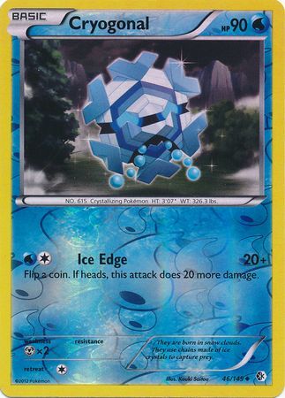 Cryogonal 46/149 Reverse Holo | Boundaries Crossed | Pokemon Card