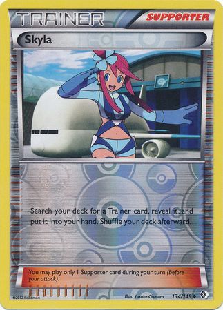 Skyla 134/149 Reverse Holo | Boundaries Crossed | Pokemon Card