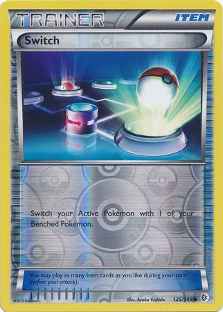 Switch 135/149 Reverse Holo | Boundaries Crossed | Pokemon Card