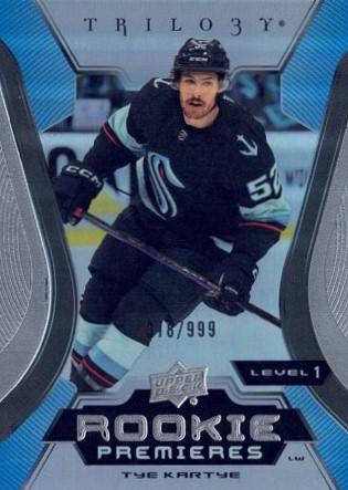 Tye Kartye #106 Seattle Kraken | 2023-24 Upper Deck Trilogy | NHL Trading Card