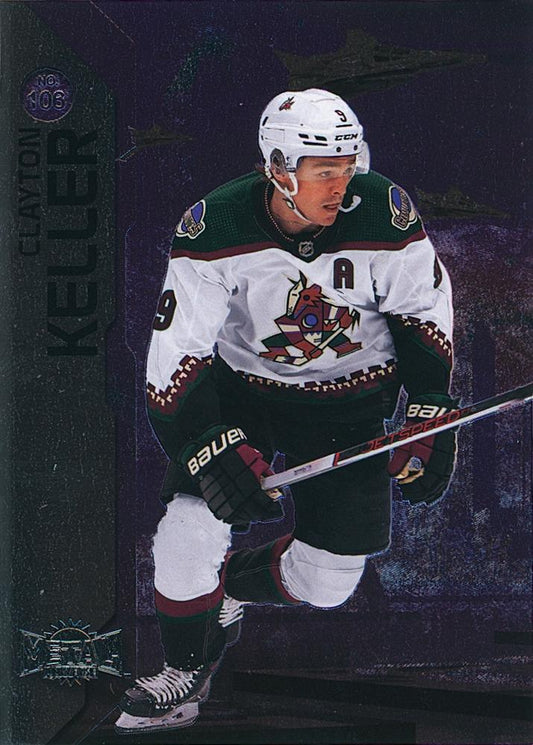 Clayton Keller #106 Arizona Coyotes | 2023-24 SkyBox Metal Universe | NHL Trading Card