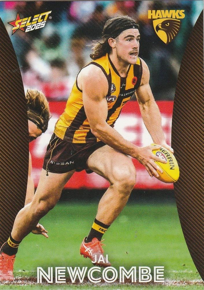 Jai Newcombe #106 Hawthorn Hawks | 2025 Select AFL Footy Stars | Trading Card