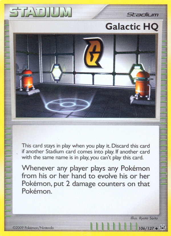 Galactic HQ 106/127 Uncommon | Platinum | Pokemon Card