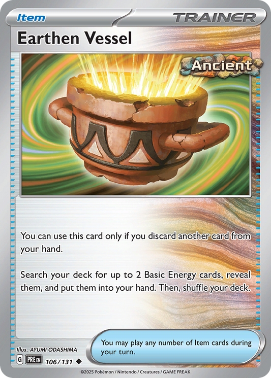 Earthen Vessel 106/131 Uncommon | Prismatic Evolutions | Pokemon Card