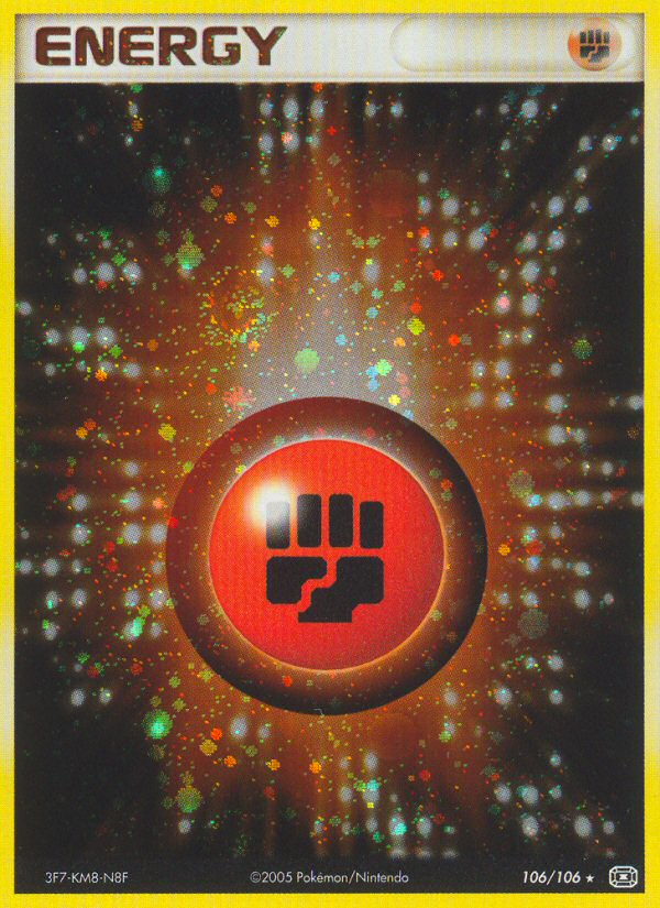 Fighting Energy 106/106 Rare Holo | Emerald | Pokemon Card