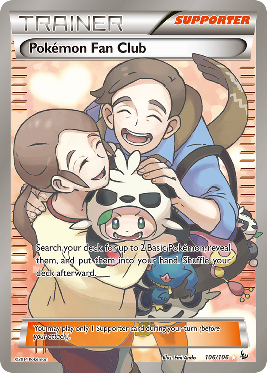 Pokémon Fan Club 106/106 Rare Ultra | Flashfire | Pokemon Card