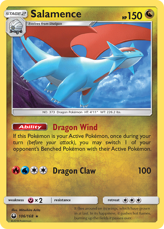 Salamence 106/168 Rare Holo | Celestial Storm | Pokemon Card