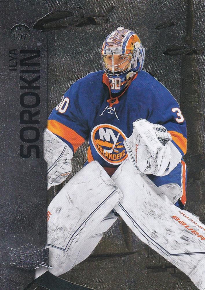 Ilya Sorokin #107 New York Islanders | 2023-24 SkyBox Metal Universe | NHL Trading Card