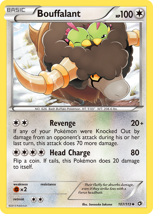 Bouffalant 107/113 Uncommon | Legendary Treasures | Pokemon Card