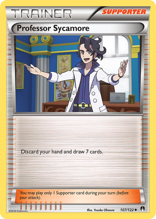 Professor Sycamore 107/122 Uncommon | BREAKpoint | Pokemon Card