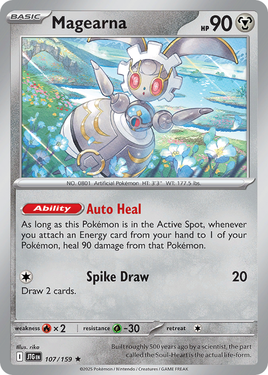 Magearna 107/159 Rare | Journey Together | Pokemon Card