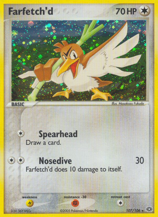 Farfetch'd 107/106 Rare Secret | Emerald | Pokemon Card