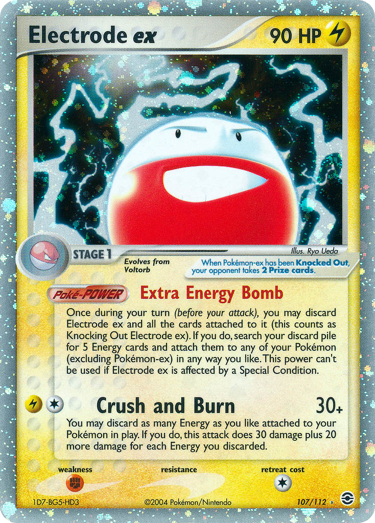 Electrode ex 107/112 Rare Holo EX | FireRed & LeafGreen | Pokemon Card