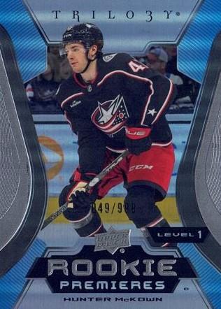 Hunter McKown #108 Columbus Blue Jackets | 2023-24 Upper Deck Trilogy | NHL Trading Card
