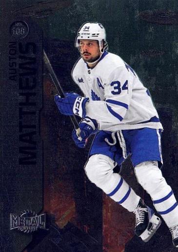 Auston Matthews #108 Toronto Maple Leafs | 2023-24 SkyBox Metal Universe | NHL Trading Card