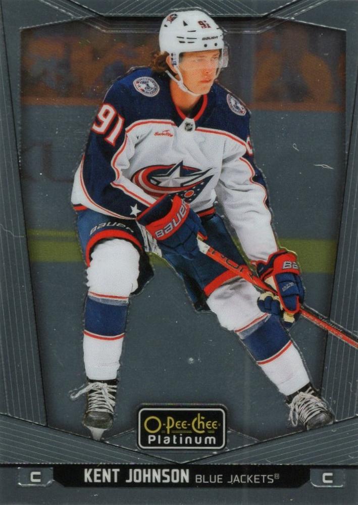 Kent Johnson #108 Columbus Blue Jackets | 2024-25 O-Pee-Chee Platinum | NHL Trading Card