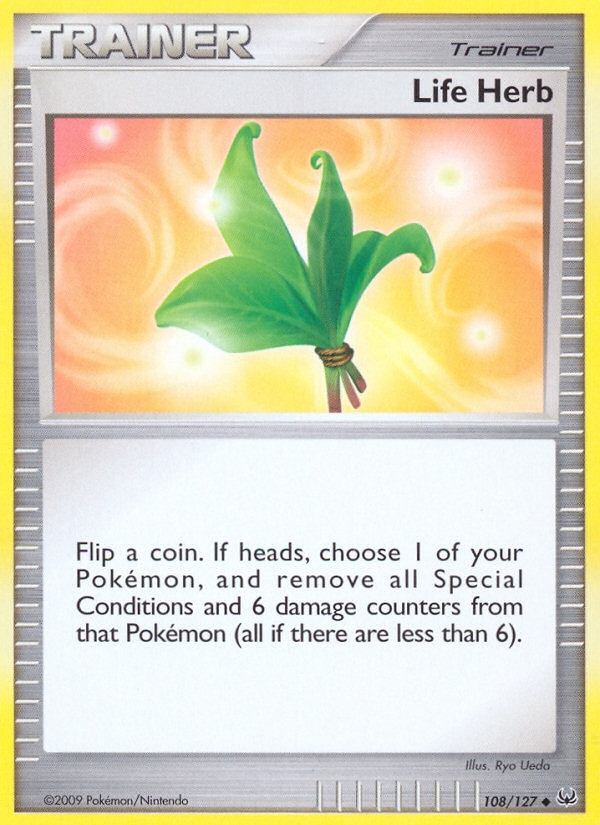 Life Herb 108/127 Uncommon | Platinum | Pokemon Card