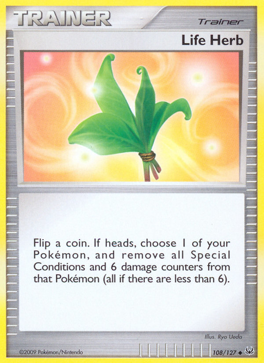 Life Herb 108/127 Uncommon | Platinum | Pokemon Card