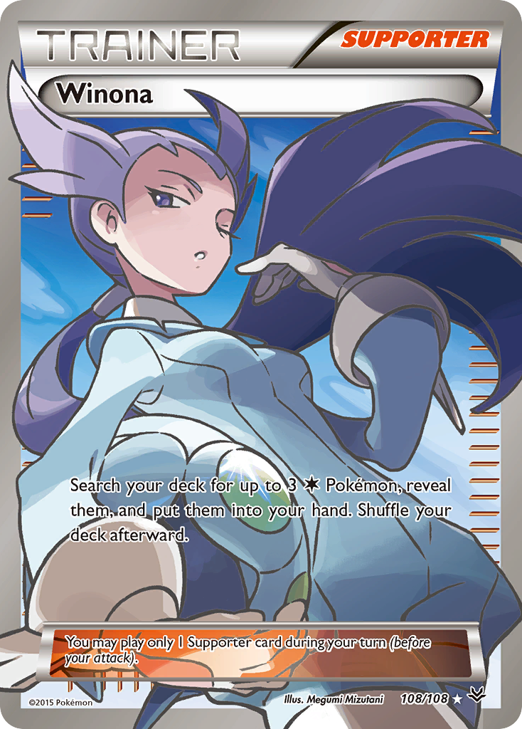 Winona 108/108 Rare Ultra | Roaring Skies | Pokemon Card
