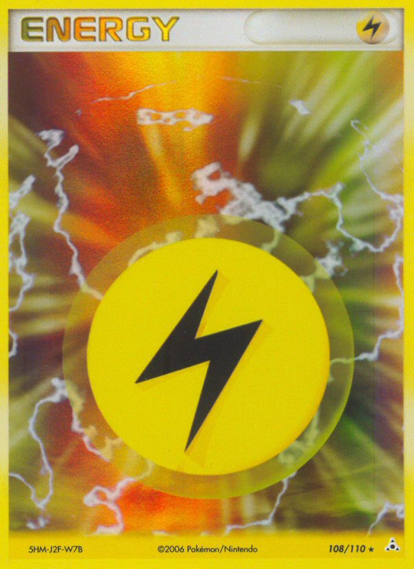 Lightning Energy 108/110 Rare Holo | Holon Phantoms | Pokemon Card