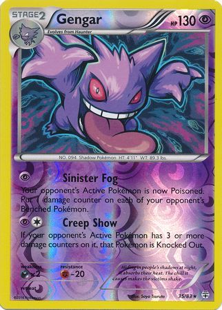 Gengar 35/83 Reverse Holo | Generations | Pokemon Card