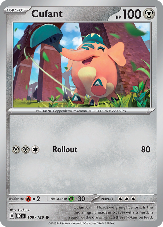 Cufant 109/159 Common | Journey Together | Pokemon Card