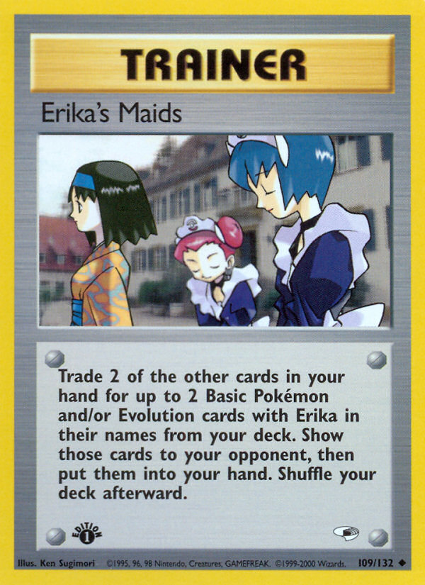 Erika's Maids 109/132 Uncommon | Gym Heroes | Pokemon Card