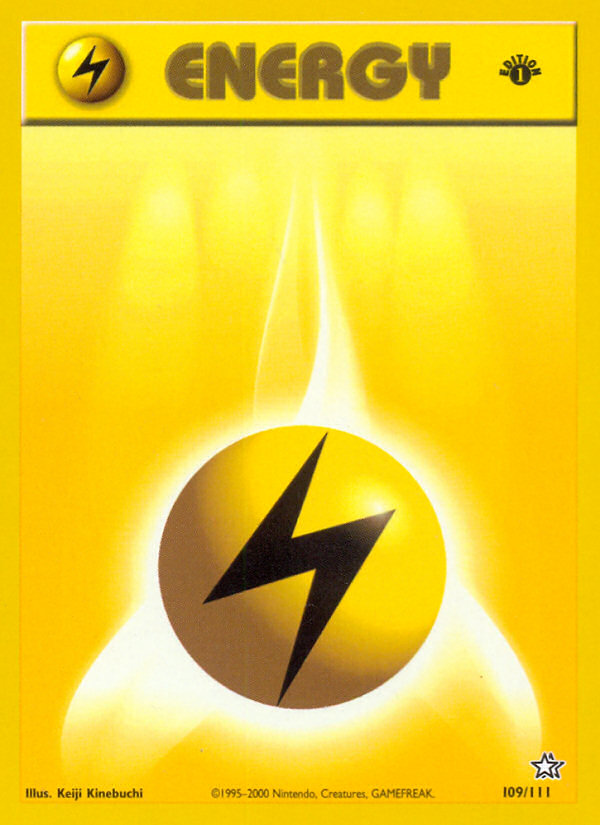 Lightning Energy 109/111  | Neo Genesis | Pokemon Card