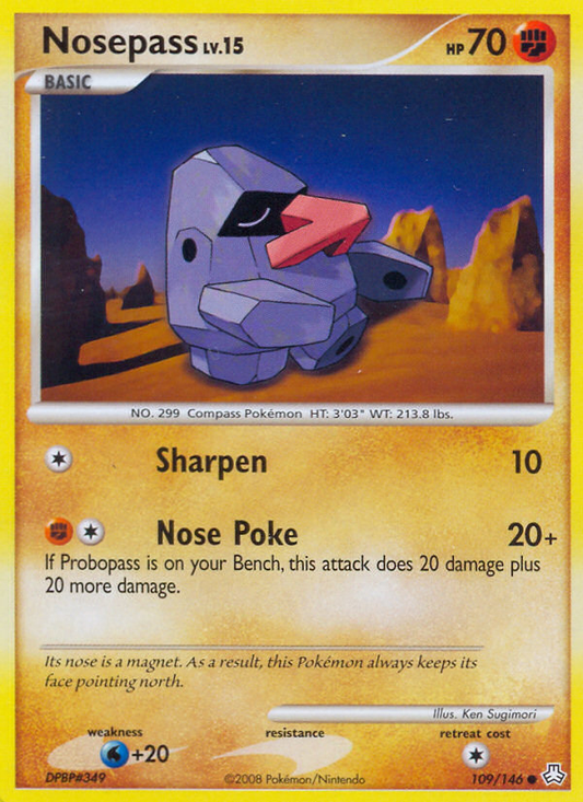 Nosepass 109/146 Common | Legends Awakened | Pokemon Card