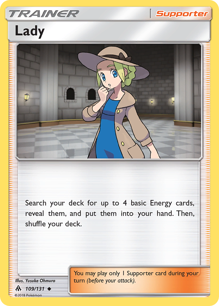 Lady 109/131 Uncommon | Forbidden Light | Pokemon Card