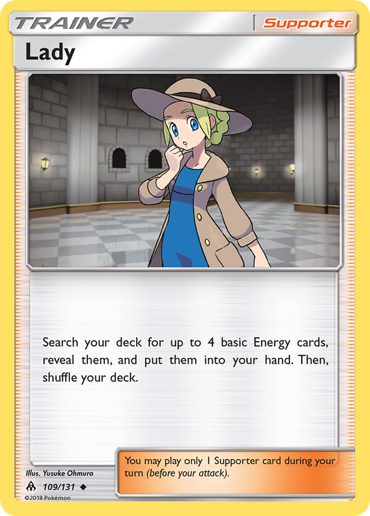 Lady 109/131 Uncommon | Forbidden Light | Pokemon Card
