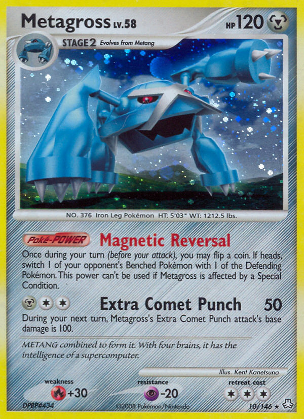 Metagross 10/146 Rare Holo | Legends Awakened | Pokemon Card
