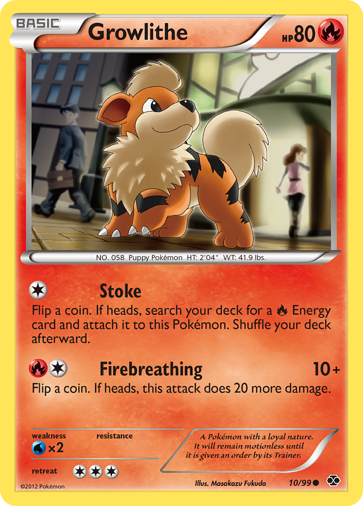 Growlithe 10/99 Common | Next Destinies | Pokemon Card