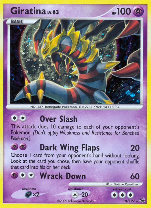 Giratina 10/127 Rare Holo | Platinum | Pokemon Card