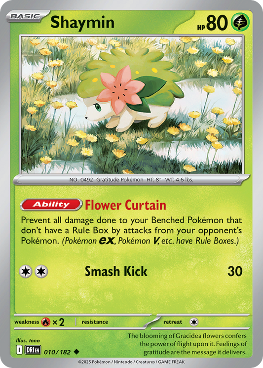 Shaymin 10/182 Uncommon | Destined Rivals | Pokemon Card