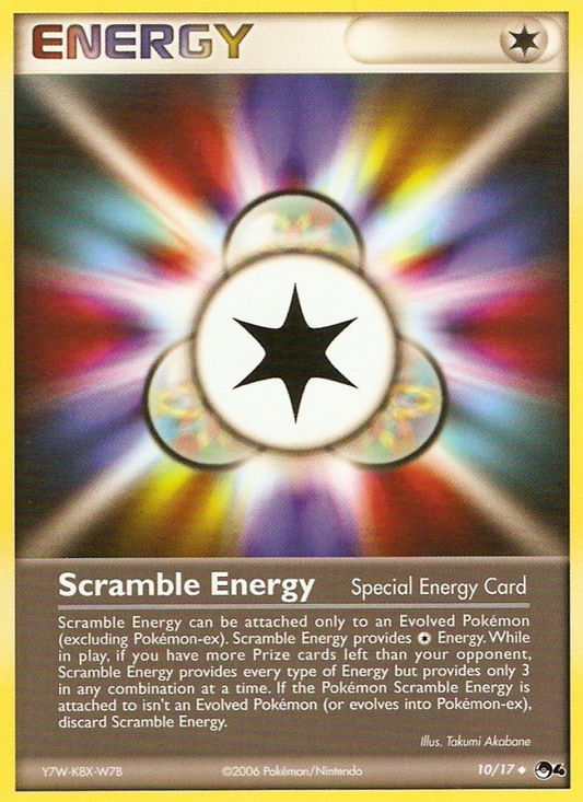 Scramble Energy 10/17 Uncommon | POP Series 4 | Pokemon Card